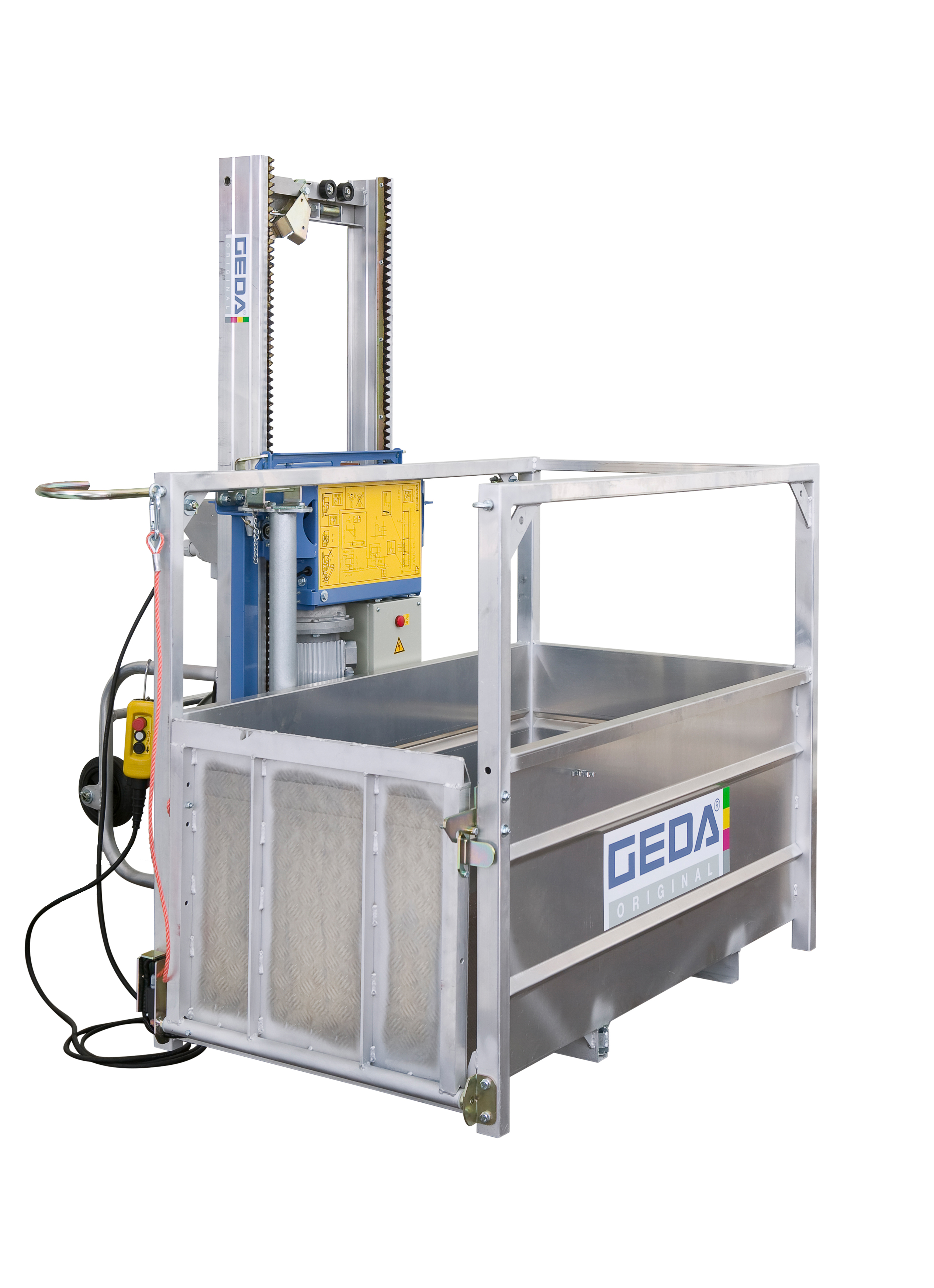 Materialheis kapasitet < 400 kg